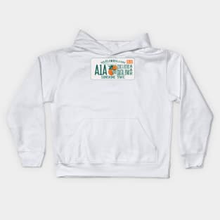 A1A Scenic & Historic Coastal Byway All-American Road license plate Kids Hoodie